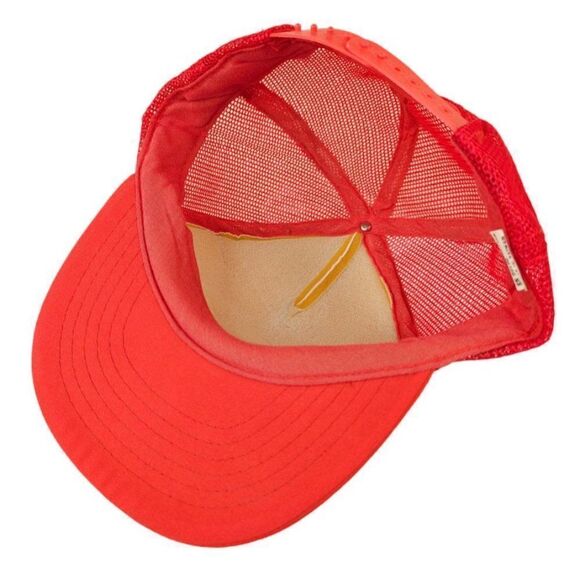 Police Sheriff 1983 Pig Bowl Trucker Hat Mens One Size Vintage 80s Snapback Cap - Picture 6 of 7